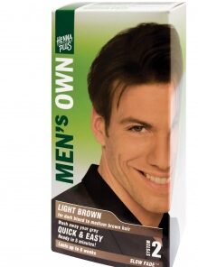 Saten Deschis - Vopsea de par fara Amoniac pentru Barbati ( Men's Own Light Brown)