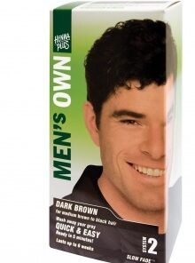 Saten Inchis - Vopsea de par fara Amoniac pentru Barbati (Men's Own Dark Brown)